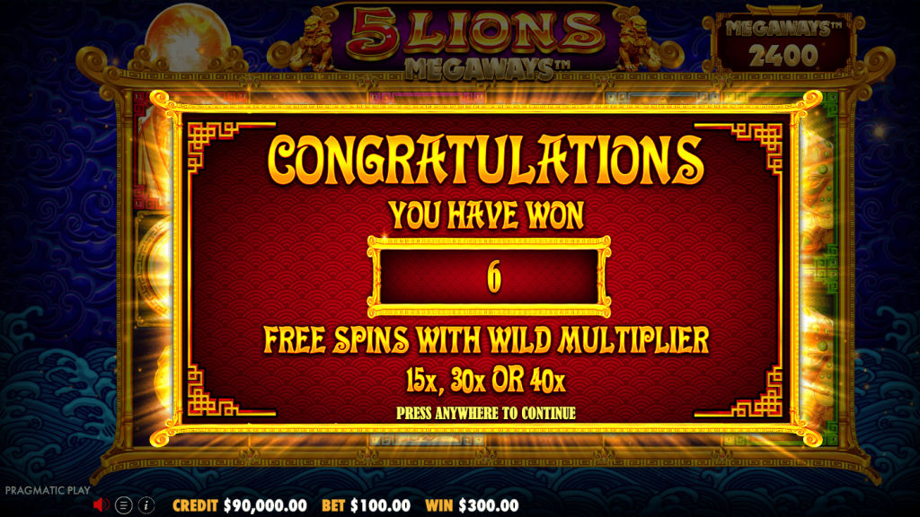 5 Lions Megaways Demo – Play Slot Online (FREE) + Bonus