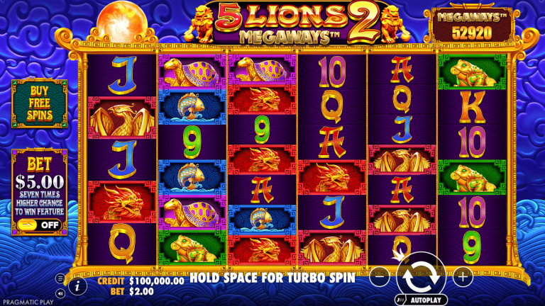 5 Lions Megaways 2 by Pragmatic Play Slot — Play Now & Free Demo